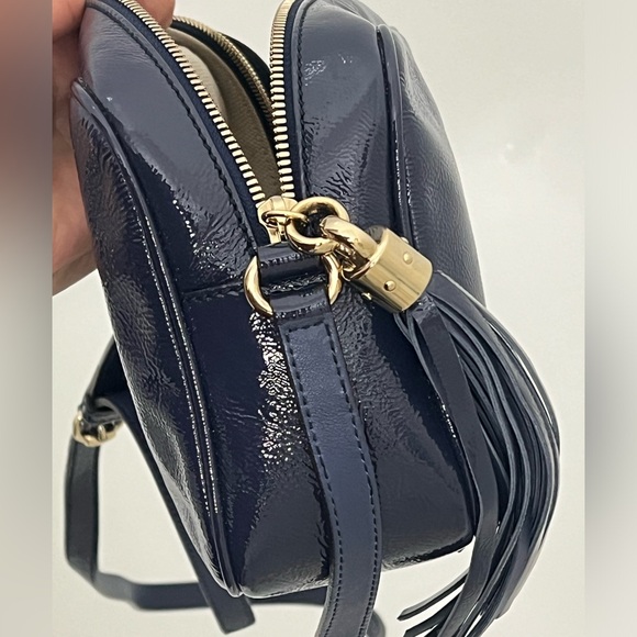 Gucci Blue Patent Soho Disco Bag - Picture 3 of 15